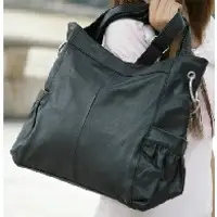 Cow leather handbag