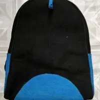Jute & Fabric Back Pack Bag