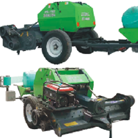 Corn Stalk Harvesting Self - Propelled Wrapper