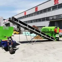 Feed Mixer And Spreader Combine