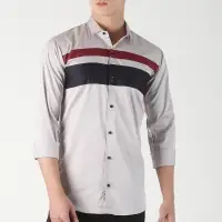 How's It Cotton Casual Slim Fit Shirt For Men
