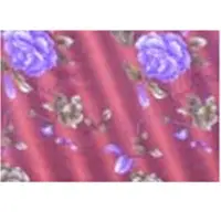 Silk imitate print with outline metalic