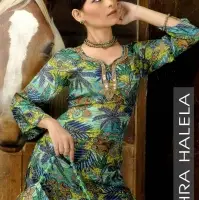 Silk Printed Kurta