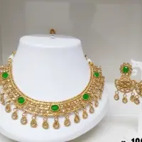 Emerald Polki Green Stones