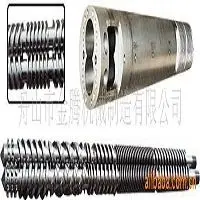 Parallel twin screw and barrel
