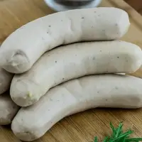 Pork Bavarian Weisswurst Sausage