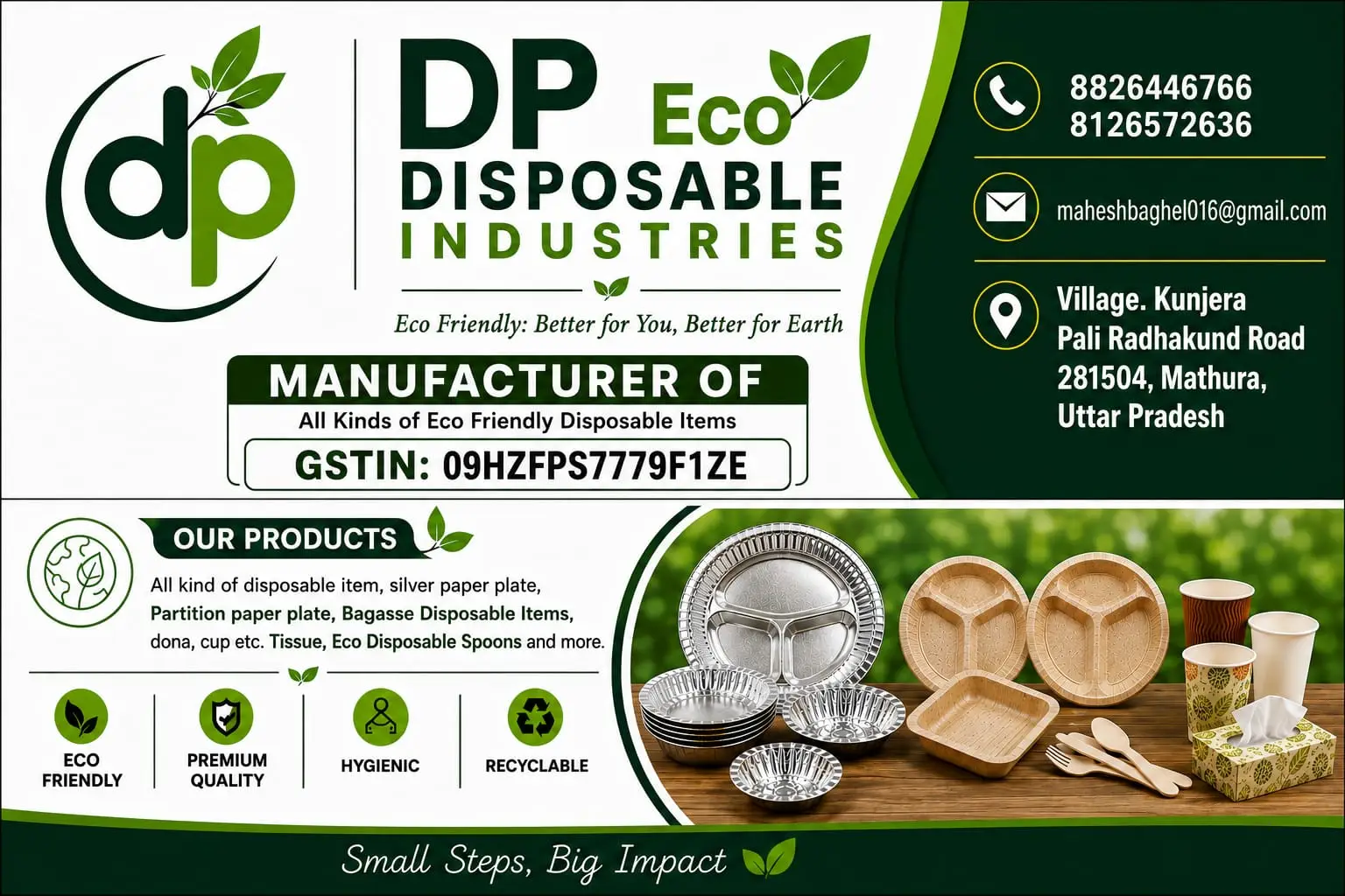 Dp Eco Disposable Industries logo