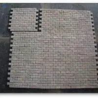 Lime Pink 1x2 Inch Mosaic