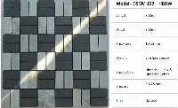 Himachal Black And White Sandstone Mosaic