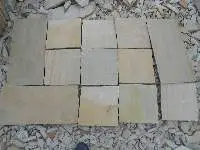 Raj Green Sandstone Paving Slabs
