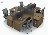 Work Station For 4 Person