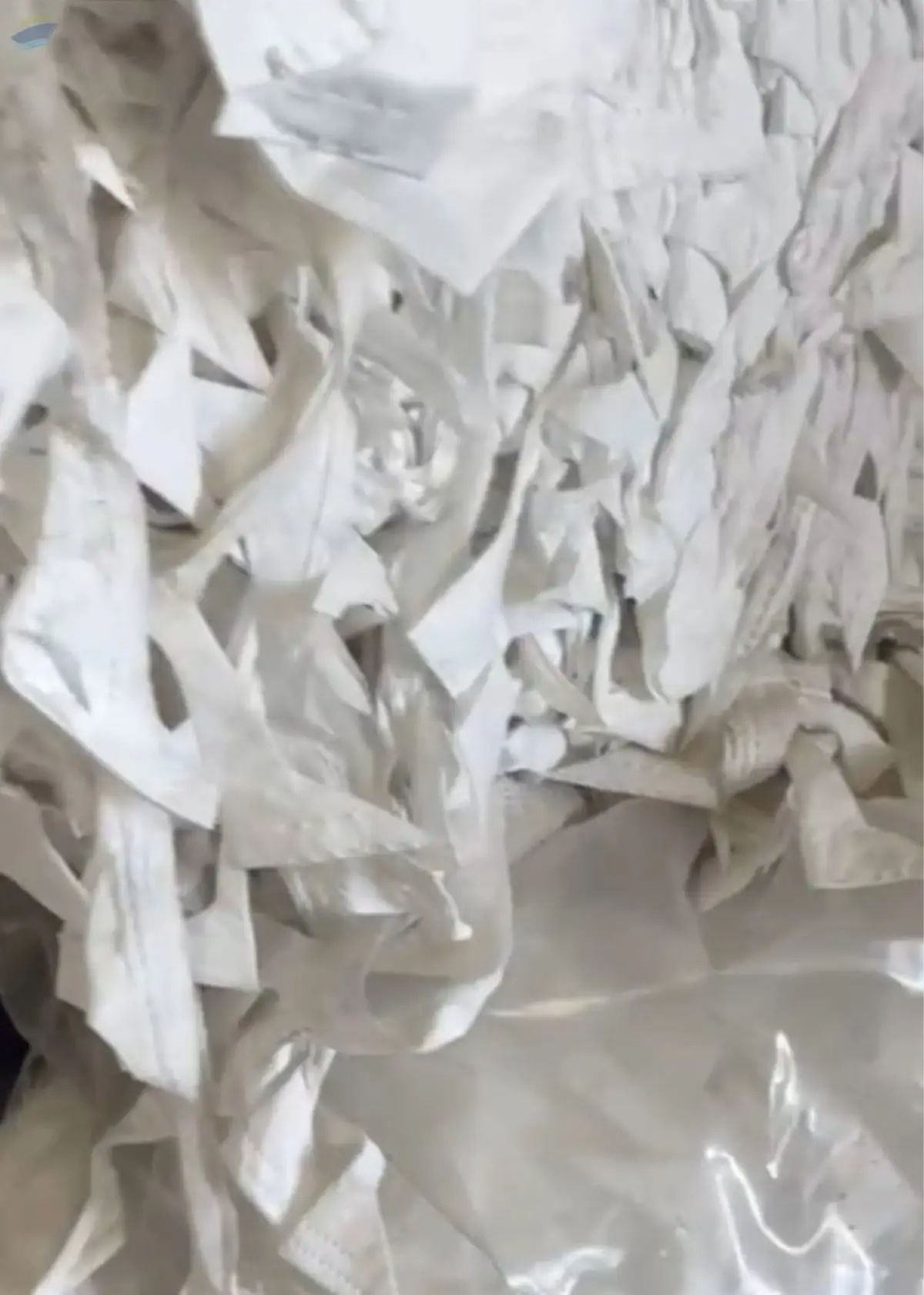 PP Non Woven Offcuts From Masks In Bales