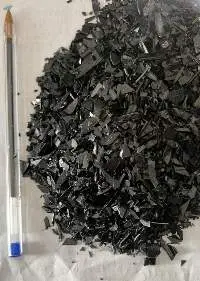 PET black flakes from cups/trays