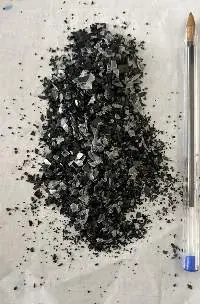 PET Flakes Black And Transparent From Cups/trays