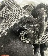PET thread black post industrial