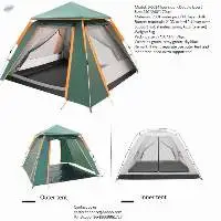 Camping Tent, Outdoor Camp Gear