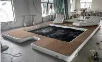 Inflatable Floating Platform Jetski Platform