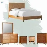 Teak Minimalist Bed King Size Indonesia Supplier