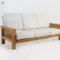 Outdoor Teak Bench With Upholstery Indonesia
