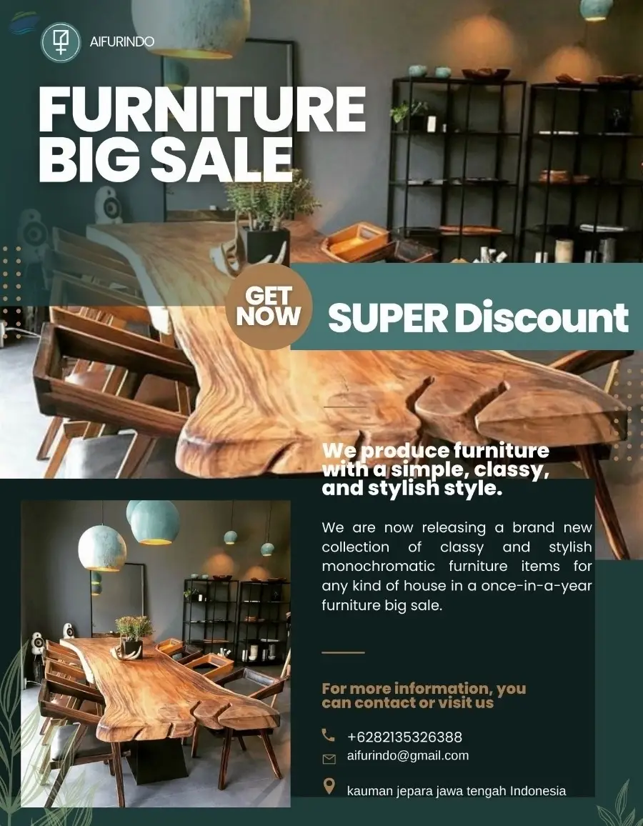 Solid Table, Table, Suar Table, Office Table