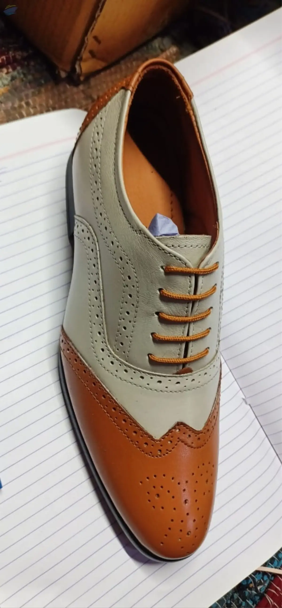 Om N 7004 Brogue Multi Color Shoes