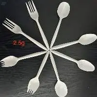 disposable spoon and fork