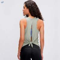 Lightweight Loose Sports Open Back Tank Top Yoga