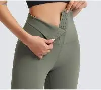 Women Adjustable Waist Gym Leggings