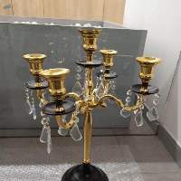 Josephine Candleabra 5 arm Gold-Black