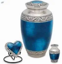 Blue printed urns