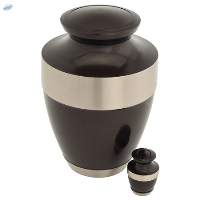 Black And Silver Urns