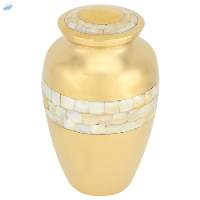 MOP Brass Urns