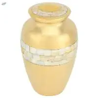 MOP Brass Urns