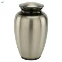 Pewter Finish Urns
