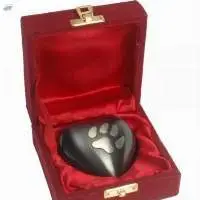 Black Foot Print Urns