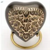 Black printed urns
