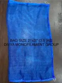 Hdpe Mono Filaments Bag For Garlic Packing Net