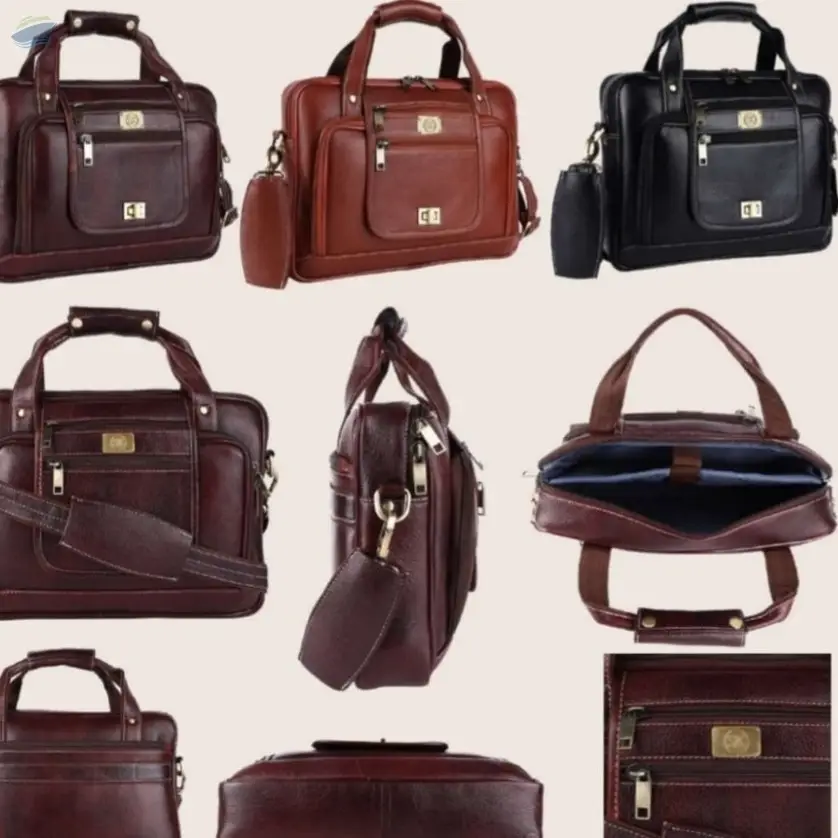 Leather Laptop Office Travelling Bag