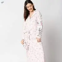 Ladies Long Sleeve Sleep Dress