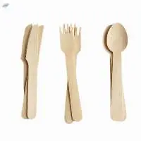 Compostable Wood Cutlery Eco-Friendly