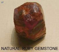 Natural Ruby Gemstone