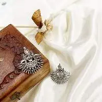 Stylish Light Pink Oxidized Alloy Earrings