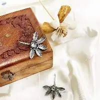 Flower Style Earrings For Women And Girls