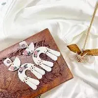 Design Polymer Clay Earrings For Girls & Women