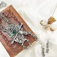 Long Necklace Earrings Set for Women And Girls