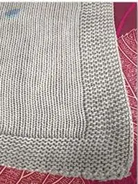 Cotton Knitted Throws/Blankets (Stone Washed)