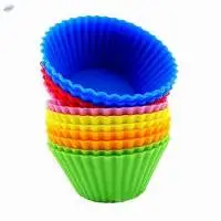 Spine Silicone Round Muffin 4 Pieces Set