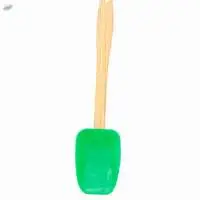 Spine Silicone Spoonula With Wooden Stick