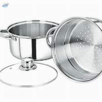 Steamer with Glass Lid