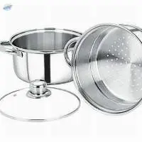 Steamer with Glass Lid
